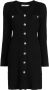 B+ab Ribgebreide mini-jurk Zwart - Thumbnail 1