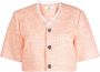 B+ab Tweed blouse Oranje - Thumbnail 1