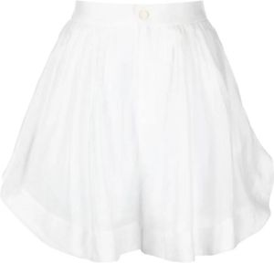 B+ab Shorts met ceintuur Wit