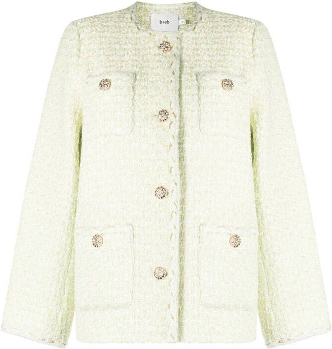 B+ab Tweed jack Groen