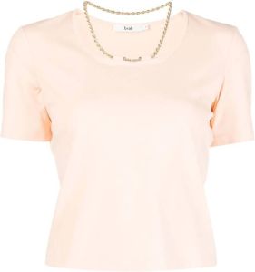 B+ab T-shirt met kettingdetail Roze