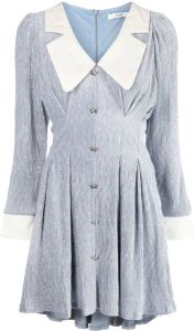 B+ab Tweed mini-jurk Blauw