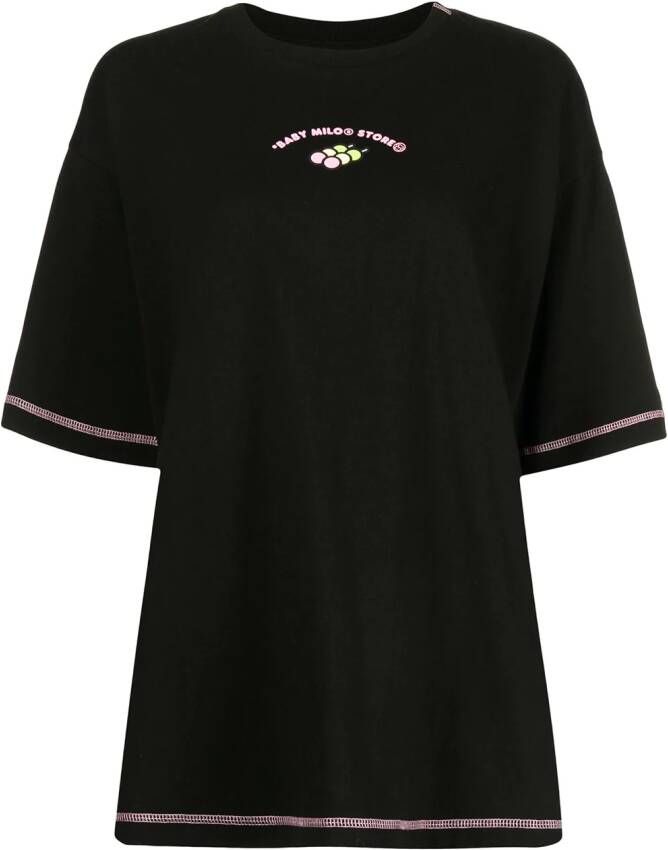 *BABY MILO STORE BY *A BATHING APE T-shirt met logo Zwart