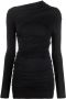 Balenciaga Asymmetrische mini-jurk Zwart - Thumbnail 1