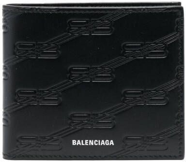 Balenciaga Portemonnee met monogram Zwart