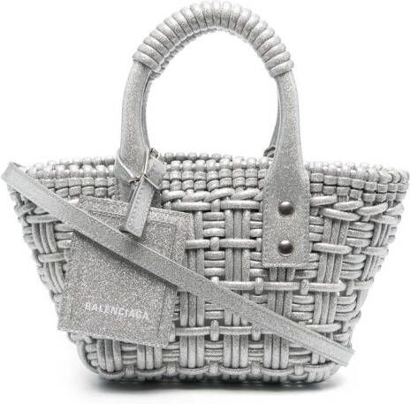 Balenciaga Bistro Basket kleine shopper Grijs