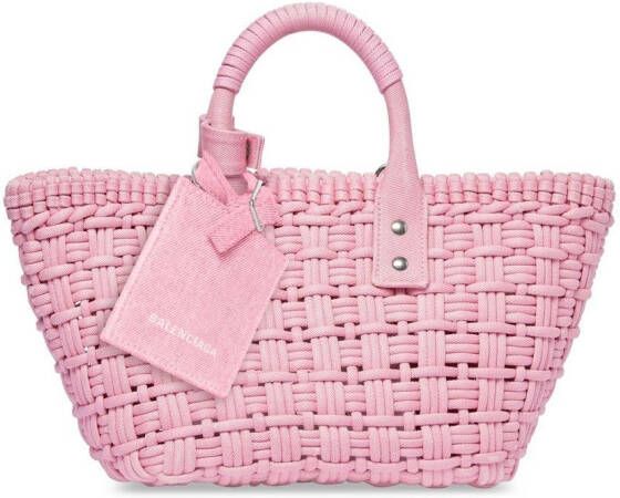 Balenciaga Bistro Basket kleine shopper Roze