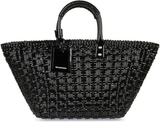 Balenciaga Bistro kleine basket tas Zwart
