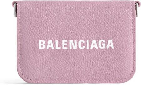 Balenciaga Portemonnee met kettinghengsel Roze