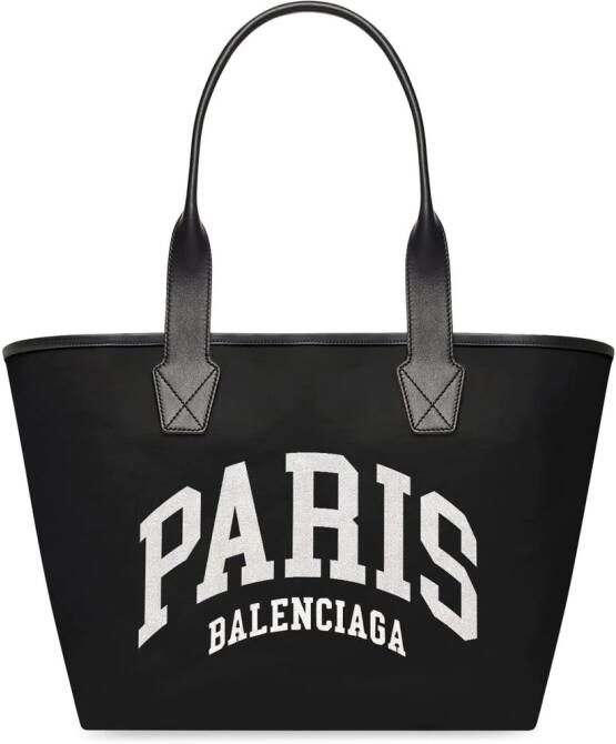 Balenciaga Cities Paris grote shopper Zwart