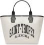 Balenciaga Cities Saint-Tropez grote shopper Beige - Thumbnail 1