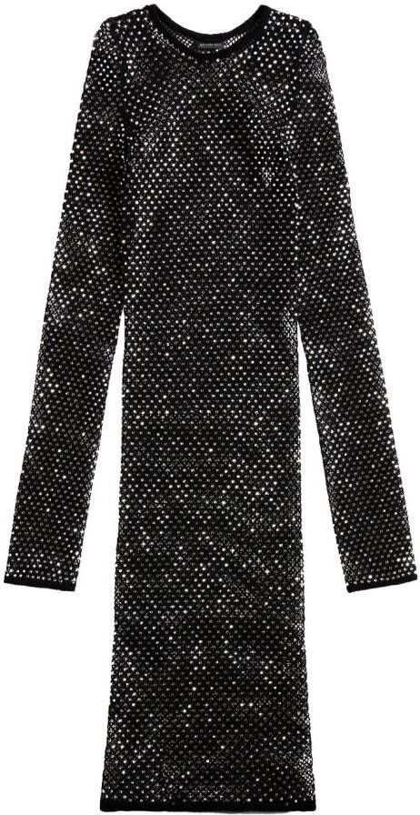 Balenciaga Mini-jurk met lange mouwen Zwart