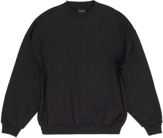 Balenciaga Sweater met verlaagde schouders Zwart