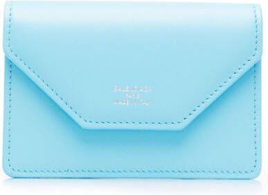 Balenciaga Envelope leren portemonnee Blauw