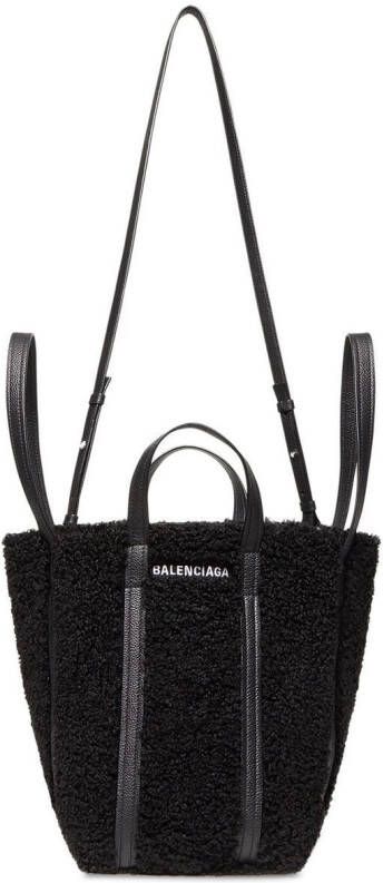 Balenciaga Everyday shopperr met textuur Zwart