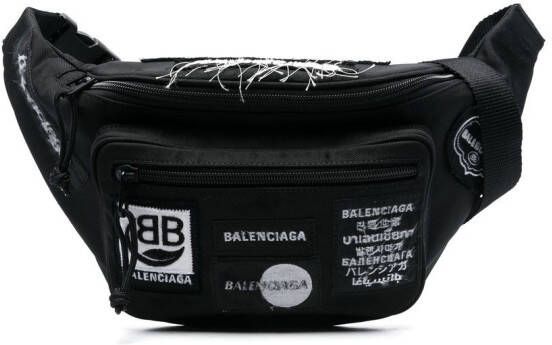 Balenciaga Explorer heuptas met logopatch Zwart