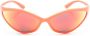 Balenciaga Eyewear 90s zonnebril met ovalen montuur Oranje - Thumbnail 1