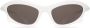 Balenciaga Eyewear Bat zonnebril met rechthoekig montuur Wit - Thumbnail 1