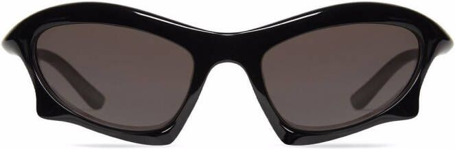 Balenciaga Eyewear Bat zonnebril met rechthoekig montuur Zwart