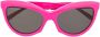 Balenciaga Eyewear BB zonnebril met cat-eye montuur Roze - Thumbnail 1