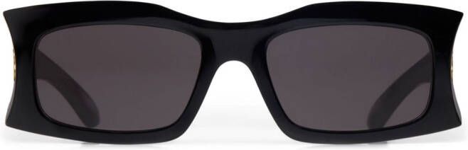Balenciaga Eyewear Bril met rechthoekig montuur Zwart