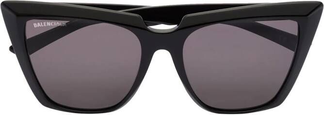 Balenciaga Eyewear Bril met vierkant kattenoog montuur Zwart