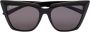 Balenciaga Eyewear Bril met vierkant kattenoog montuur Zwart - Thumbnail 1