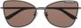 Balenciaga Eyewear Zonnebril met cat-eye montuur Zwart - Thumbnail 1