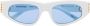 Balenciaga Eyewear Dinasty BB zonnebril met kattenoog montuur Wit - Thumbnail 1