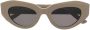 Balenciaga Eyewear Zonnebril met D-montuur Bruin - Thumbnail 1