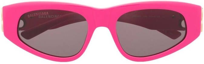 Balenciaga Eyewear Dynasty zonnebril met D-montuur Roze