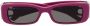 Balenciaga Eyewear Dynasty zonnebril met rechthoekig montuur Roze - Thumbnail 1