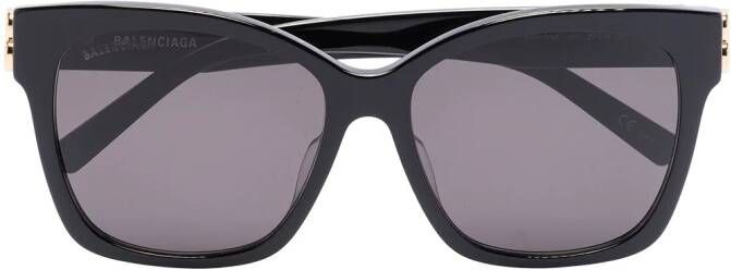Balenciaga Eyewear Dynasty zonnebril met vierkant montuur Zwart