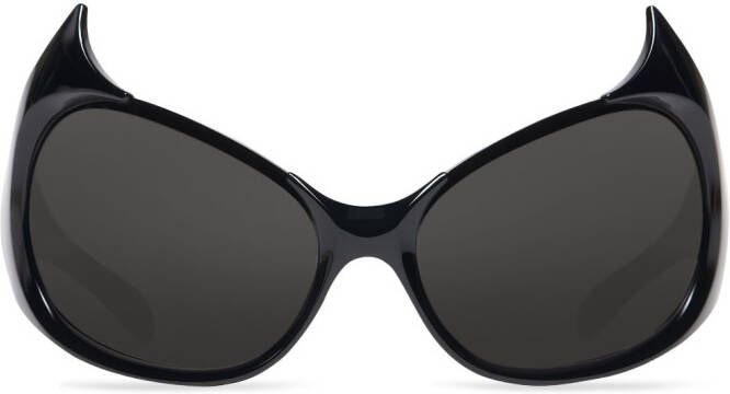 Balenciaga Eyewear Gotham zonnebril met kattenoog montuur Zwart