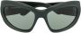 Balenciaga Eyewear Zonnebril met cat-eye montuur Groen - Thumbnail 1