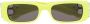 Balenciaga Eyewear Zonnebril met rechthoekig montuur Geel - Thumbnail 1