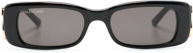 Balenciaga Eyewear Zonnebril met rechthoekig montuur Zwart