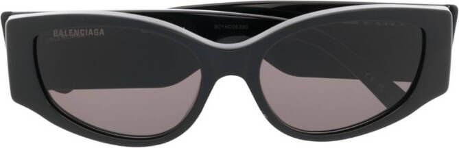 Balenciaga Eyewear Zonnebril met logoprint Zwart
