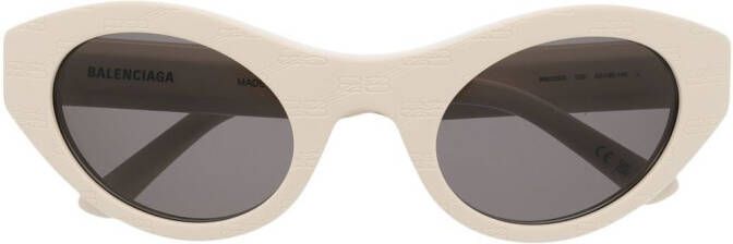 Balenciaga Eyewear Zonnebril met cat-eye montuur Beige