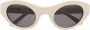 Balenciaga Eyewear Zonnebril met cat-eye montuur Beige - Thumbnail 1