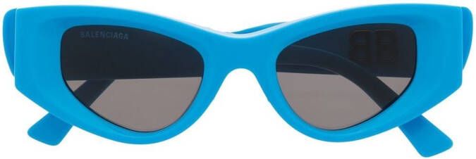 Balenciaga Eyewear Odeon Cat zonnebril Blauw