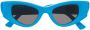 Balenciaga Eyewear Odeon Cat zonnebril Blauw - Thumbnail 1