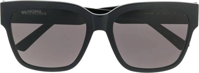 Balenciaga Eyewear Paris zonnebril met vierkant montuur Zwart