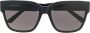 Balenciaga Eyewear Paris zonnebril met vierkant montuur Zwart - Thumbnail 1