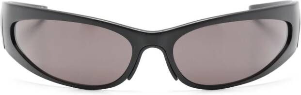 Balenciaga Eyewear Reverse XP zonnebril met ovaal montuur Zwart