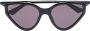 Balenciaga Eyewear Rim zonnebril met kattenoog montuur Zwart - Thumbnail 1