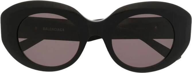 Balenciaga Eyewear Rive Gauche zonnebril met rond montuur Zwart