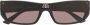 Balenciaga Eyewear Shield zonnebril met rechthoekig montuur Zwart - Thumbnail 1