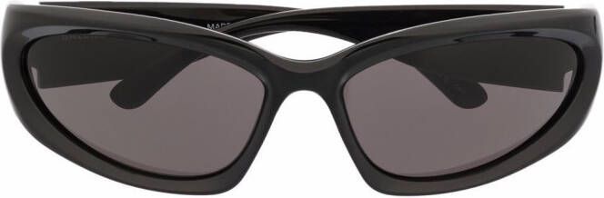 Balenciaga Eyewear Swift zonnebril met ovaal montuur Zwart