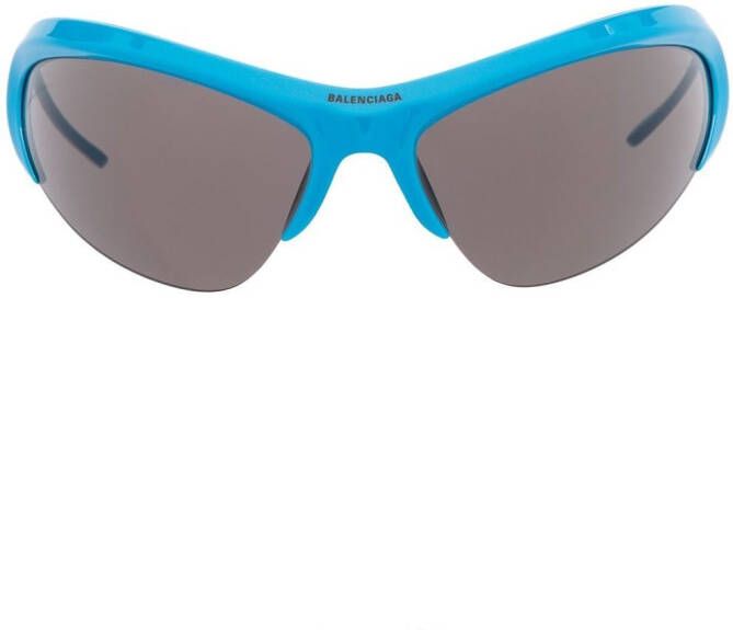 Balenciaga Eyewear Zonnebril met cat-eye montuur Blauw